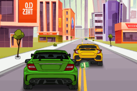 Jeu Car Traffic 2D