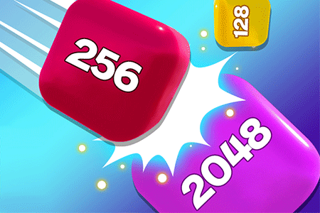 Jeu Chain Cube 2048 3D Merge