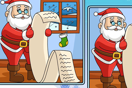 Jeu Différences Noël