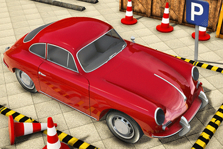 Jeu Classic Car Parking Driving School