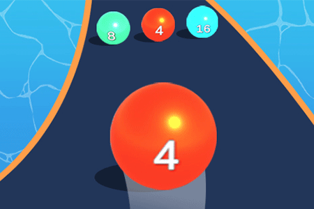 Jeu Color Ball Run 2048