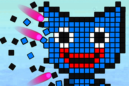 Jeu Color Pixel Shooter