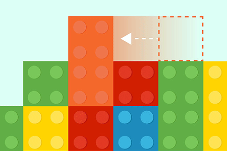 Jeu Colored Bricks