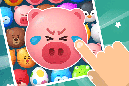 Jeu Crazy Zoo Swipe Match 3
