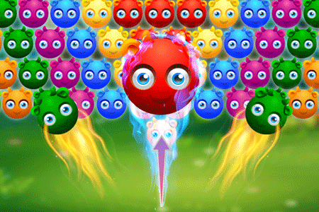 Jeu Adorable Monstre Bubble Shooter