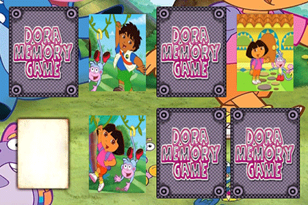 Jeu Dora Memory