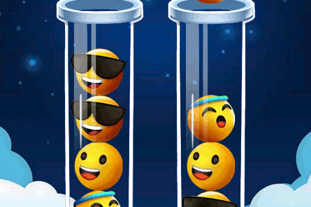 Jeu Emoji Color Sort Puzzle