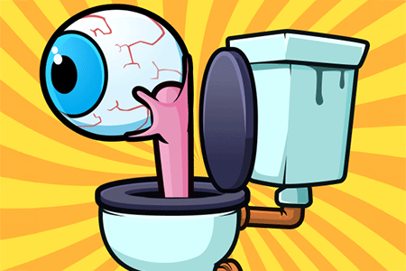 Jeu Eye Attack Toilet Monster War