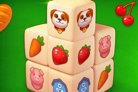 Jeu Farm Mahjong 3D