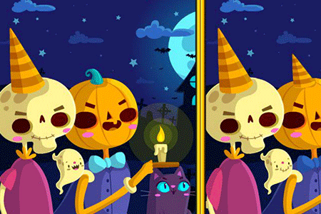 Jeu Différences Halloween