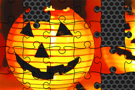 Jeu Puzzle Citrouilles d