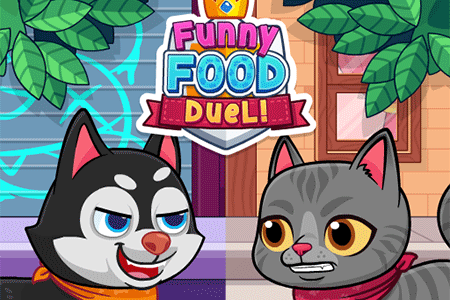 Jeu Amusant duel de nourriture