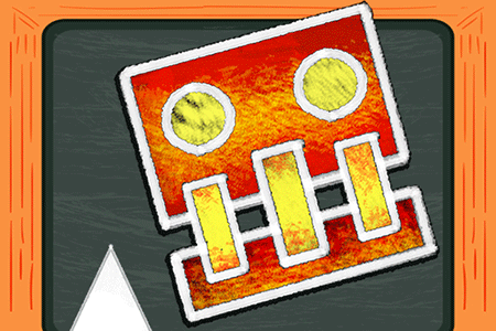 Jeu Geometry Dash Blackboard