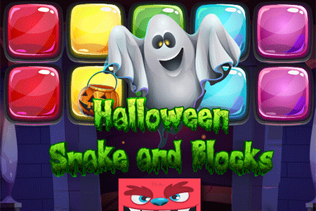 Jeu Halloween Snake and Blocks
