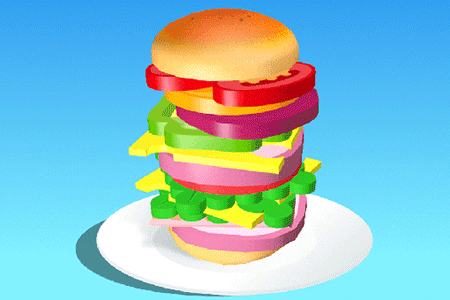 Jeu Hamburger 3D