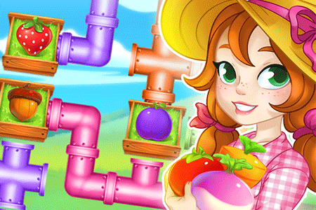 Jeu Happy Farm Make Water Pipes