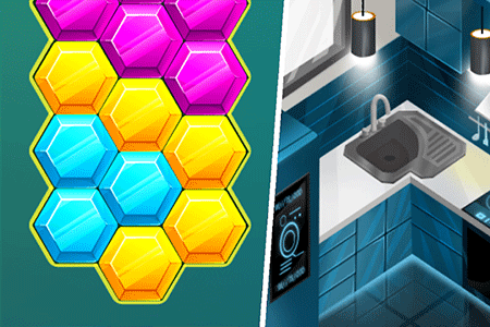 Jeu Hexa Blast Puzzle