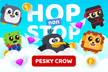 Jeu Hop non stop Pesky Crow