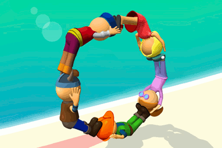 Jeu Human Wheel