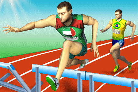 Jeu Course de Haies Héros