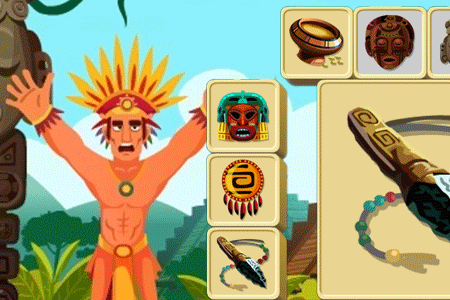 Jeu Mahjong Blocks Maya