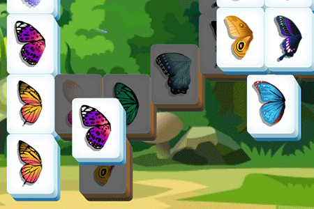 Jeu Mahjong Butterfly Garden