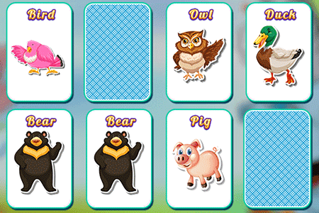 Jeu Memory Cartes Animaux