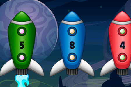 Jeu Math Rockets Averaging