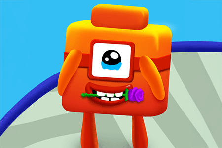 Jeu Merge Number Cube 3D