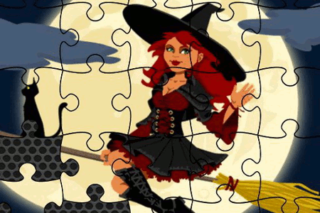 Jeu Puzzle Sorcières de Minuit