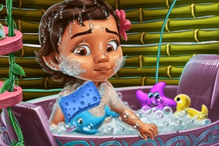 Jeu Toilette de Bébé Vaiana