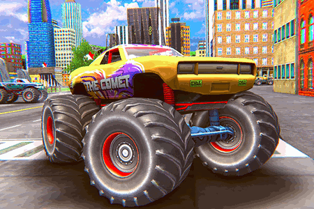 Jeu Monster Truck Stunt Driving Simulation