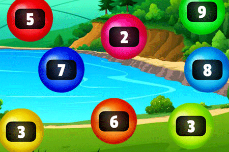 Jeu Numbubbles Popping