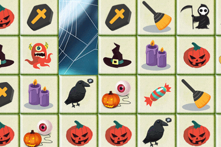 Jeu ONet Halloween Mahjong