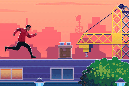 Jeu Parkour Rooftop