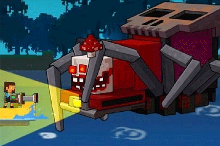 Jeu Pirate Block Craft Monster Shooter
