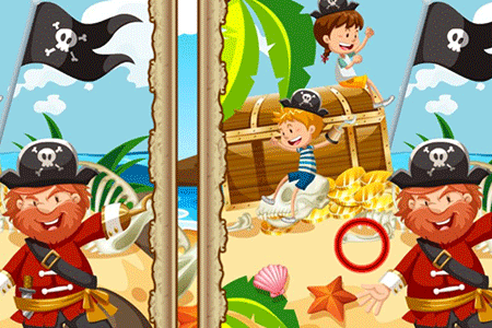 Jeu 5 Différences Pirates