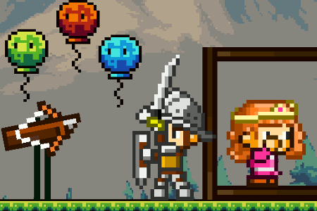 Jeu Pixel Archer Sauve la Princesse