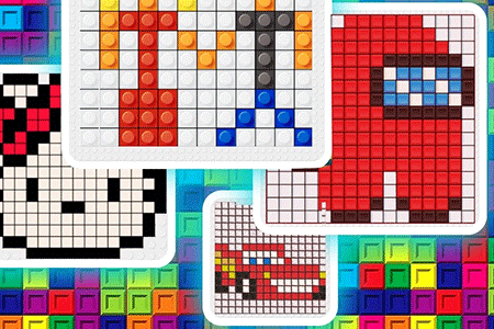 Jeu Pixel Art Coloriage