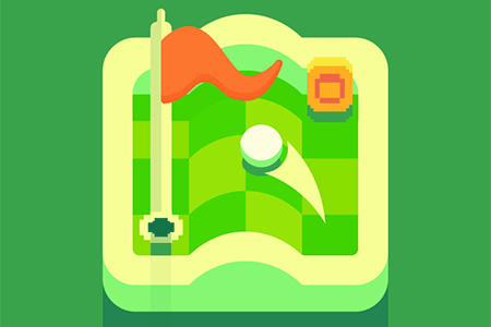 Jeu Pixel Mini Golf