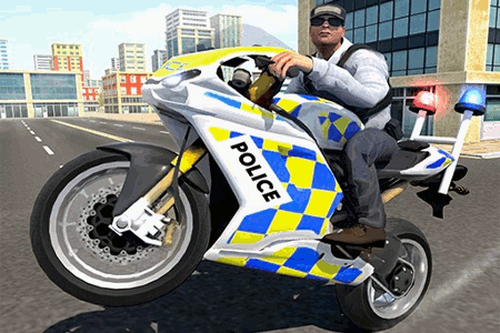 Jeu Police Chase Motorbike Driver