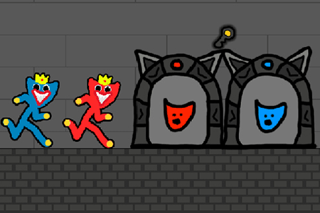 Jeu Red and Blue Stickman Huggy 2