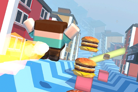Jeu Rocket Pants Runner 3D