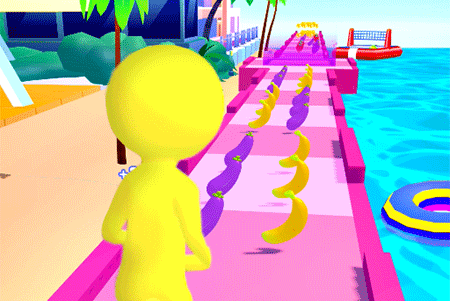 Jeu Course de Géant 3D