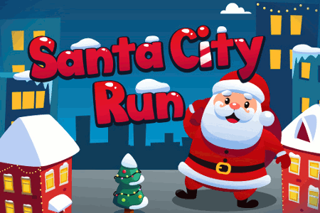 Jeu Course du Père Noël en ville