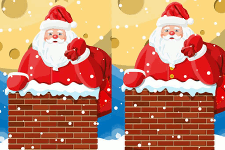Jeu Différences Père Noël