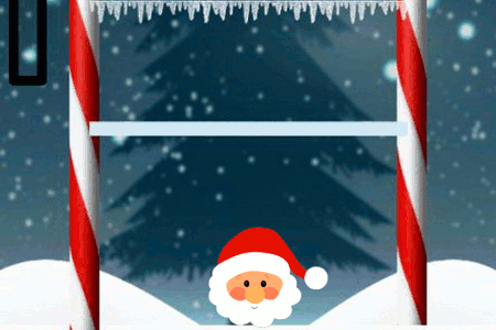 Jeu Père Noël Saut à la Perche