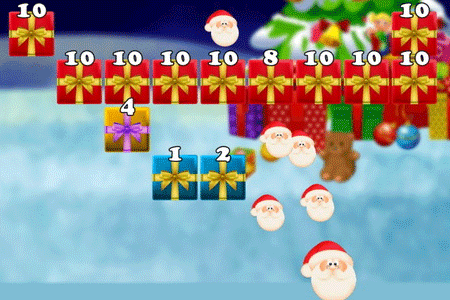 Jeu Père Noël vs Cadeaux
