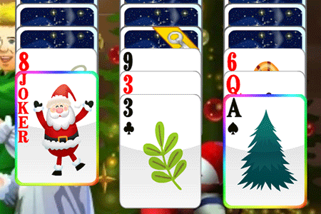 Jeu Santa Tripeaks