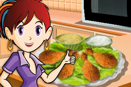 Jeu Cuisine de Sara Poulet pané